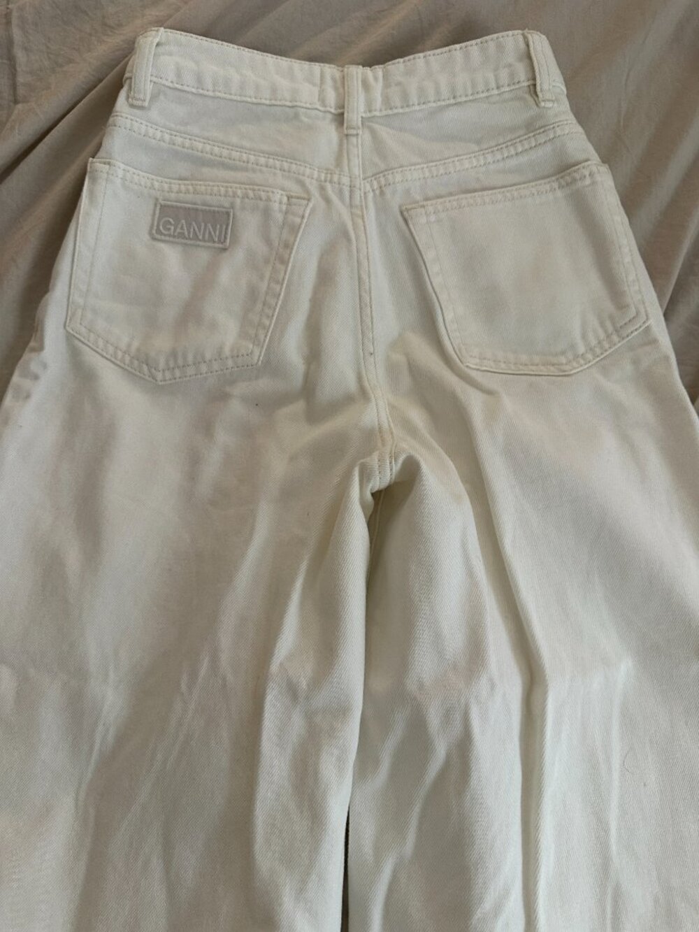 Ganni Wide Legged Denim with High Rise, Cropped Length (Size 24) - Picture 13 of 13